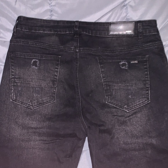 Amiri MX1 Bandana Ripped Jeans Black Mens 32 - Picture 5 of 5